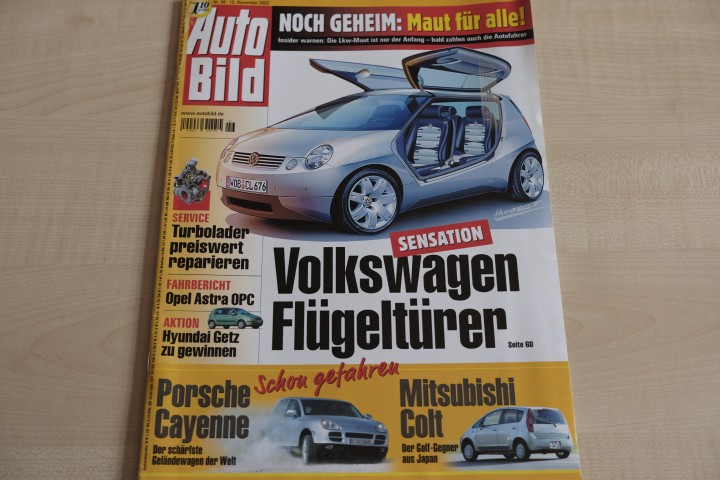 Deckblatt Auto Bild (46/2002)